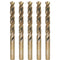 M35 Cobalt Drill Bit Set, 11.5mm, 5 Pieces for Hard Metals, Exceptional Heat Resistance