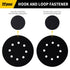 10 Pack 5 Inch 8 5" Holes Soft Density Interface Pads Hook and Loop Sponge Cushion Buffering Backing Pads