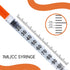 GVTCO 1ml U-100-31Ga 1/4-Inch 6mm, 100Pack Syringe Lab Liquid Supplies Individually Sealed