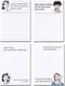 DUGUTUL 4 x 5.5 in Funny Novelty Memo Pads, 200 Sheets, Perfect Coworker Gifts for Women, Office Note Pad (A)