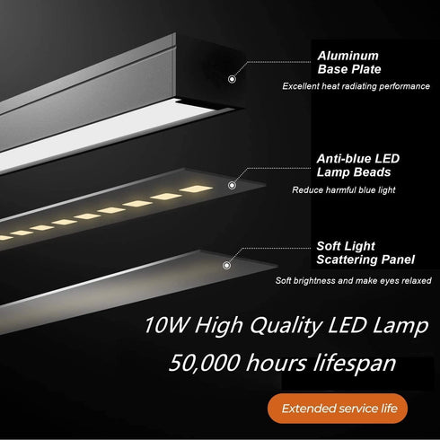 3 Modes10 10W, 1000LM Piano Light, LED Piano Lamp for Upright/Digital/Grand Pianos, Flexible Gooseneck Music Stand