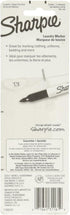 Sharpie Rub-A-Dub Fine Point Laundry Marker, Black, 2 Count (Pack of 6) 12 Markers Total by SHARPIE