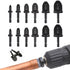 Swedge Tool HVAC Swaging Set - 12Pcs Copper Pipe Expander & Flaring Tool Bit Set for Precision Hand Tools
