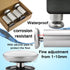 HJYCLFAZU 4Pcs 6cm 10cm 12cm 18cm 20cm 30cm Legs(8in/20cm) Adjustable Furniture Legs, Cabinet Coffee Table TV Stand