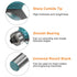 2pcs Roundover Router Bit, 1/4 Shank 5/16" Radius Carbide Tipped Edge Rounding Over Bit with Bearing Guide