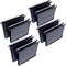Ultimate Office MagniFile Extra-Capacity Hanging File Folders, Letter Size, 1" Box-Bottom, Set of 8 with Bungee Cord