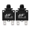 uxcell 2Pcs Thermal Overload Protector AC 125/250V 7A Push Button Reset Circuit Breaker
