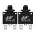 uxcell 2Pcs Thermal Overload Protector AC 125/250V 7A Push Button Reset Circuit Breaker