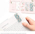Monolike Floral Magnetic Bookmarks, Set of 5