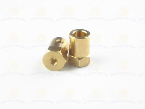 CHANCS 2 Pieces 2mm Motor Flexible Coupling Coupler Connector for Car Wheels Tires Shaft Accessories