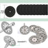Cutting Wheel Set for Dremel Rotary Tool, HSS Circular Saw Blades, Resin Cutting Discs, 545 Diamond Wheel, 1/8" Shank
