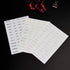Multibey A5 Dividers - 6-Tabs with Tab Sticker Labels, 6-Ring A5 Plastic Binder Index Dividers, Translucent Set of 6