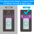 Anti-Theft Doorbell Mount, No-Drill Bracket for Video Doorbell Cover Holder, Does Not Block Sensor