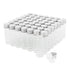 15ml Glass Vials with Screw Caps and Plastic Stoppers, Small Clear Liquid Sample Vial, Leak-Proof, 50PCS