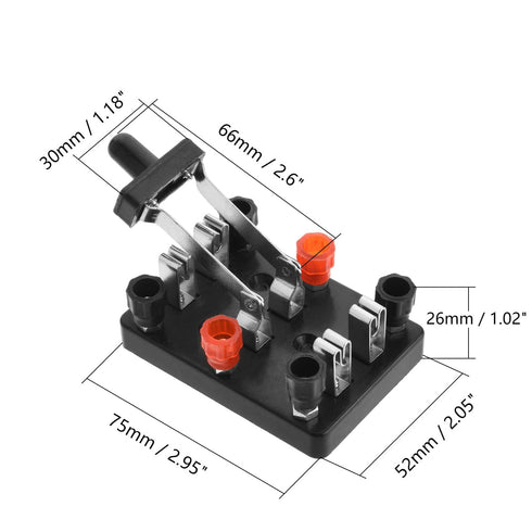 2Pcs Educational Double Pole Knife Switch, Double Pole Double Throw Knife Switch Physics Laboratory Equipment