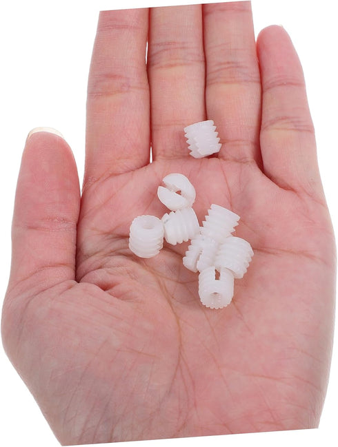 200pcs STOBOK Cabinet Hinge Dowels Replacement Parts for Cabinet Bedside Table Thread Inserts