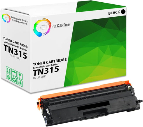 TCT Premium Compatible Toner Cartridge Replacement for Brother TN315 TN-315BK Black for Brother HL-4150CDN 4570CDW