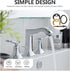 HEMOTON 2 Sets Horseshoe Mounting Accessories Kitchen Faucet Installation Kit Faucet Fixing Fitting Set Washers Sink Faucet Bracket for Repairing Faucet Sink Accesorios Lengthen