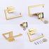 JG1905-BE GERZWY Gold Stainless Steel Toilet Paper Holder Paper Towel Dispenser Tissue Roll Hanger Wall Mounted