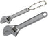 2pcs 2.5 inch + 4 inch Mini Size Adjustable Wrench, Silverl Small Spanner Nut Wrench Repair Tool