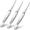 3 Pieces Reverse Tweezers - Locking Tweezers for Crafting and Electronics, Stainless Steel Forceps