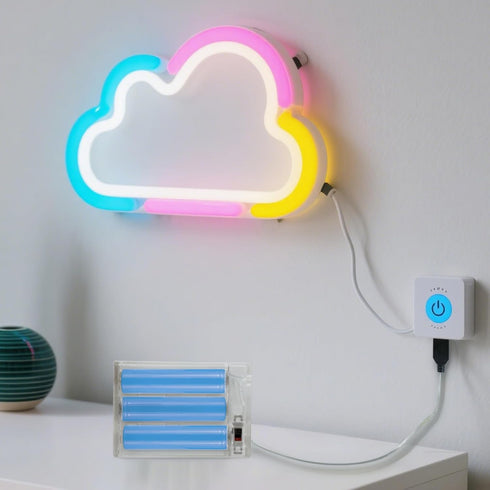 YCQDDA (2 Pack 5V 5V PCS) Portable USB Battery for LED Neon Signs Battery Operated Power Supply Converter for Plug