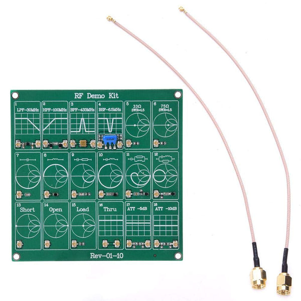 Garosa Frequency Test Board Demo Kit, VNA Test Module Vector Network Analyzer Breadboard Test Protoboard Filter Module