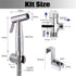 Set, Handheld Bidet Sprayer for Toilet - Jet Sprayer for Toilet Cloth Diaper Sprayer Adjustable Muslim Shower Bidets