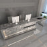Grey Marble Textured Wallpaper, Peel and Stick Gray Granite Contact Paper, 16x79 inch Waterproof Vinyl for Kitchen
