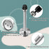 Long Door Stop, 5 Inch Wall Mount Door Stopper, Stainless Steel Brushed Satin Nickel Heavy Duty Door Holder