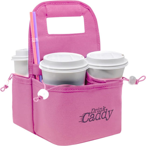Drink Caddy Portable Drink Carrier and Reusable Coffee Cup Holder - 4