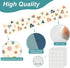 Boho Bulletin Board Borders Trim, Rainbow Polka Dots Paper Borders for Classroom Decorations, 59 FT Length