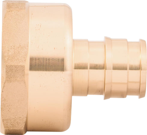 SharkBite 1/2 Inch x 3/4 Inch Expansion FNPT Adapter Fitting for PEX-A Pipe, Brass Plumbing Fittings, Female NPT Adapter for PEX-A Tubing, UAB068LFA by SharkBite