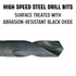 Drill America DWDRSD1-13/32 1-13/32" High Speed Steel Drill Bit with 1/2" Shank, DWDRSD Series