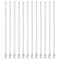 PATIKIL 12Ga x 5.9 Inch Stainless Steel Dispensing Needle Tips, 12Pcs Blunt Tips Luer Lock for Thick Glue Ink Lab