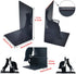Cat Book Ends for Shelves, Metal Decorative Book Ends with Pen Holder, Fun Unique Bookends, Cool Black Cat Bookends