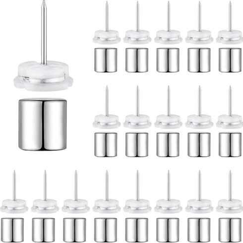 Outus 20 Sets Magnetic Push Pin Magnet Thumb Tack Poster Hanger Thumb Tacks
