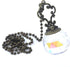 Pack 2 MY MIRONEY Crystal Prism Ball Ceiling Fan Pull Chains Vintage Extender Light Pull Chain Clear Crystal Pendant