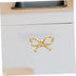 NUOBESTY Brass Bowknot Drawer Pulls Stylish Cabinet Knobs for Dresser Shoe Cabinet Bedside Table Easy to Install