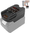 Adapter for RIDGID AEG 18V Cordless Tools, Fits Makita 18V Li-ion Battery Converter, Adapter Only