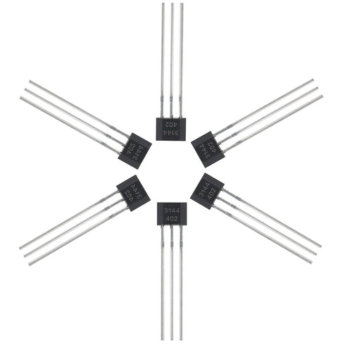 20Pcs A3144 3144 OH3144 AH3144E 3Pins Hall Effect Sensor Magnetic Detector