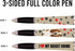 I Love My Dog Ballpoint Pen - 3-Sided Cute Dog Birthday Pens, Fun Gifts for Dog Lovers, School Supplies