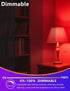 630nm Bulb Dimmable, 100% E26 A15 5W 6Pack Red Light for Sleep Blue Light Blocking, Promotes Melatonin Production, LED