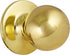 Design House 782912 Polished Brass Ball Passage Hall and Closet Door Knob