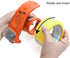 PROSUN 2 Pack Metal Packing Tape Dispenser Gun: 2-inch Wide Tape Dispensers/3-Inch Inner Paper Core (2" Orange + 2"