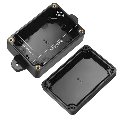 Project Box, 4pcs Junction Boxes, IP65 Waterproof Electrical Boxes, ABS Plastic Dustproof Electrical Project Case for