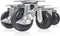POWERTEC 2 Inch Swivel Caster Wheels Set of 4 with 264 lbs