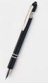 Lenden Pack of 5 Rubberized Comfort Soft Touch 2 in 1 Ballpoint Pen, Capacitive Stylus Tip, Premium Metal Medium Point,