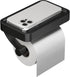 DGYB Bathroom Toilet Paper Holder Wall Mount Black Paper Towel Holder with