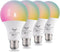 Smart Light Bulbs, 16 Million RGBCW/WW LED Light Bulbs, Music Sync, Bluetooth